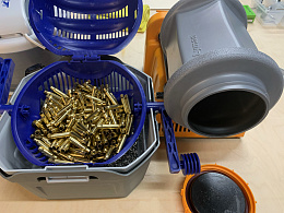 Мойка гильз перед отжигом (1 загрузка примерно 200шт .338LM)