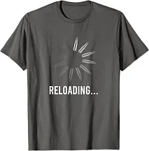 Футболка "RELOADING..." Gun Bullet Shirt Funny