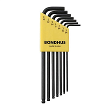 Набор ключей Bondhus BLX7 дюймовых коротких со сферической головкой