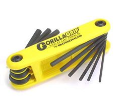 Набор шестигранников из 9 шт. Bondhus  HF9 (USA) желтый