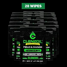 Пропитаные оружейные салфетки Clenzoil Field & Range Single-Use CLP Wipes
