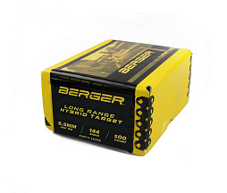 Пуля Berger LONG RANGE HYBRID TARGET 144gr 6.5mm (500шт)