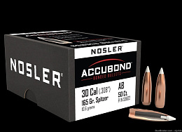 Пуля Nosler AccuBond 165gr .30cal (50шт)
