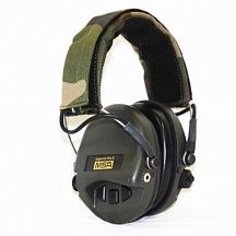 Наушники активные MSA Sordin Supreme Pro-X (хаки/камуфляжная ткань) (гелевые амбюшуры)