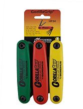 Набор шестигранников и торкс компактный 7, 8, 9 шт.  Bondhus HF24 (USA)