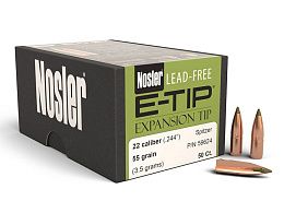Пуля Nosler EXPANSION TIP LEAD FREE 55gr .22cal (50шт)