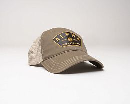Бейсболка (кепка) Alpha Logo Trucker Hat – Relaxed Unstructured в расцветке DRIFTWOOD/KHAKI