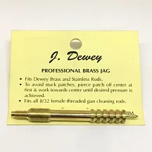 Вишер Dewey для патчей/салфеток к. .30 (7,62 мм), папа 8/32, латунь