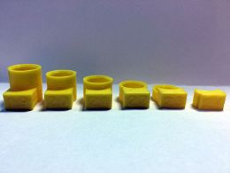 Комплект мерок для пластинчатого пороха