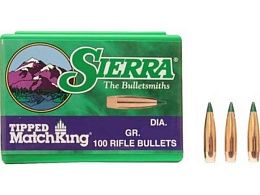 Пуля SIERRA TIPPED Match King 168gr TMK .30cal #7768