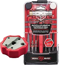 Набор выколоток с молотком и магнитным блоком Accu-Punch Hammer & Roll Pin Punch Set & Smart Bench Block ® Real Avid