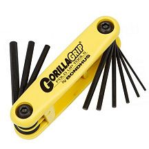 Компактный набор шестигранников из 9 шт. Bondhus  HF9S (USA) желтый