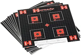 Бумажные мишени Hornady Lock-N-Load Targets 12"x12" с сеткой 0.5 дюйма (Упаковка 10 шт.)